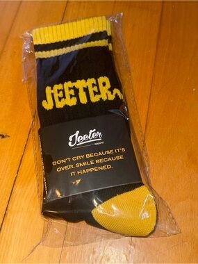 Jeeter black and yellow socks